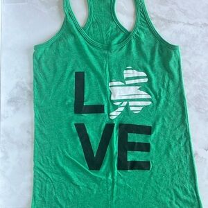 Racerback St Patrick’s Day Tank